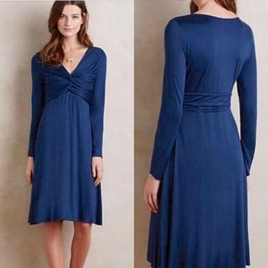 Anthropologie Bailey 44 Gathered Jersey Dress